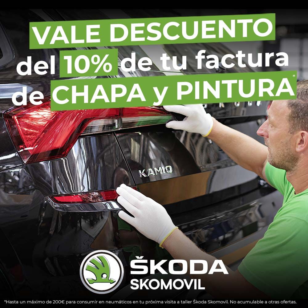 Servicios de Postventa Skoda - Cheque Regalo 10% en facturación de Chapa